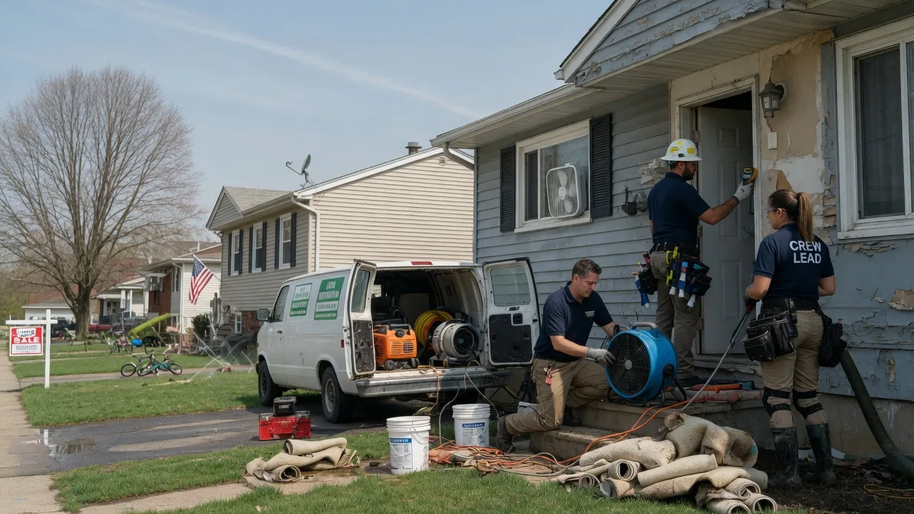 Flood Cleanup in Fairmount, IL near me